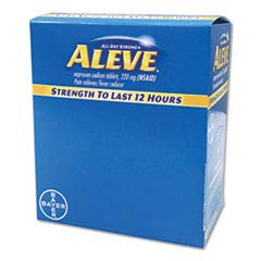 Aleve BXAL50 Pain Reliever Tablets 50 Packs/Box