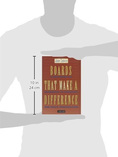 Boards That Make a Difference: A New Design for Leadership in Nonprofit and Public Organizations (J-B Carver Board Governance Series)