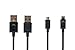 Kindle Fire Cable, 5.18 Ft USB to Miro-usb Cable for all Fire series, Oasis series and so no,Black Color