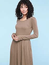 Lock and Love LL WDR2305 Women's Comfy Casual Long