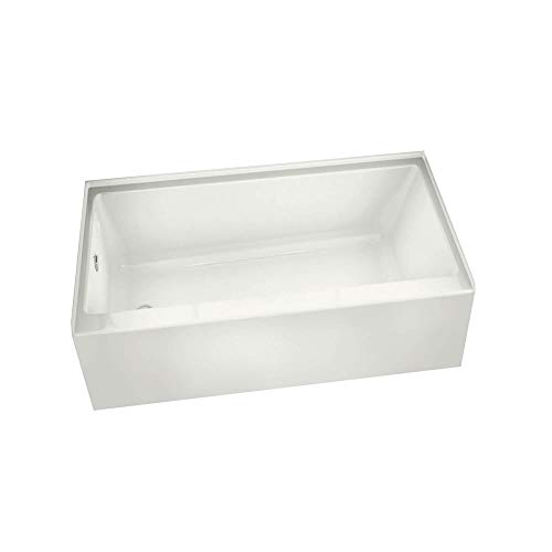 American Standard 2946202.011 Studio Integral Apron Bathtub Left Drain 60 in. x 32 in. in Arctic