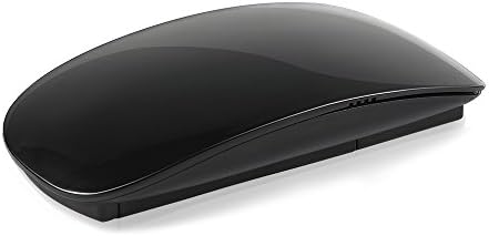 Kycola 2.4Ghz Wireless Computer Mouse RJ06 Built-in Nano Receiver with Touch Function Compitable with Windows and Mac OS -Black