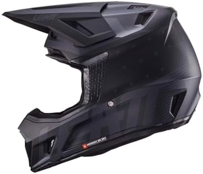 Helm MIT Brille LEATT KIT Moto 7.5 V26 RED (55-56 cm) S