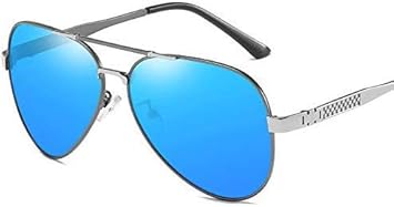 アクティビティサングラス サングラスファッション偏光サングラスレトロトレンドメンズメタルパイロットライディングアウトドアスポーツゴルフサイクリングサングラス Aqwesd スポーツ アウトドア Amazon