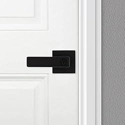 Kwikset Breton Entry Door Handle with Lock and