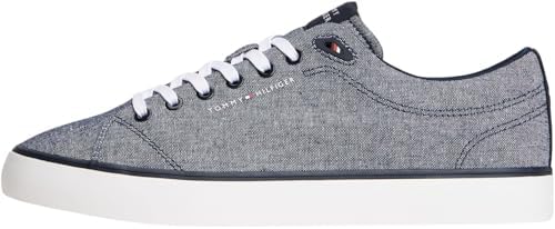 Uomo Sneakers Vulcanizzate Chambray Profilo Basso, Blu (Desert Sky), 42