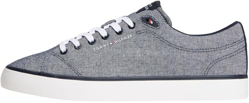 Uomo Sneakers Vulcanizzate Chambray Profilo Basso, Blu (Desert Sky), 42