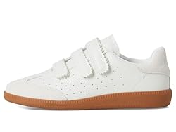 Steve Madden Women's Momentum Sneaker, White, 10