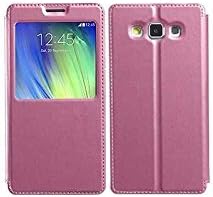 KALAIDENG Sun Edge Series S-view Video Stand Pink Case for Samsung Galaxy S6