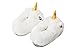 Hstyle Lovely Plush Unicorn Slippers Warm Soft Shoes Homewear for Men Women