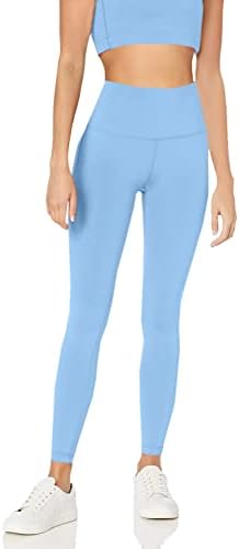 Alo Yoga Women's High Waist Fitness Legging, Bright Aqua Black, XX