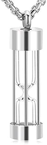 NWZW Pet Hourglass Memorial Urn Cremation Necklace Cremation Jewelry Urn Necklace Memorial Jewellery Ash Pendant