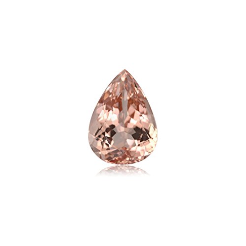 Mysticdrop 1.49-1.65 Cts of 10.0x7.0 mm AAA Pear Cut Morganite (1 pc) Loose Gemstone - Thumbnail 3