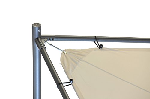 SORARA Garden Butterfly Gazebo Soft Top Outdoor Canopy Gazebo Pavilion, 13'x 13', Sand - Thumbnail 6