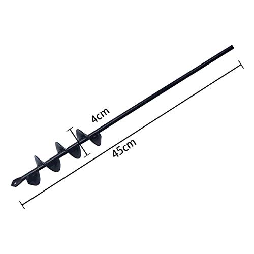 Eoeth New Planter Garden Auger Hole Digger Drill Bit Attachment 40450mm Container Planting & Grass Plug Auger for Tulips, Iris, Bulbs, Bedding Plants, and Seedlings.