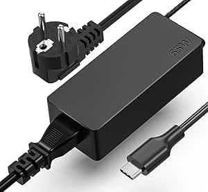 Chargeur USB C 65W pour Lenovo ThinkPad Type C Portable Adaptateur