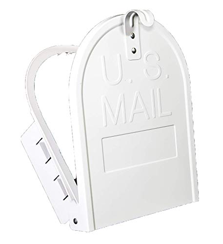 11 Inch (Width) by 14 Inch (Height) RetroFit "Snap-In" Mailbox Door Replacement - White