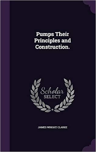 Pumps Their Principles and Construction.