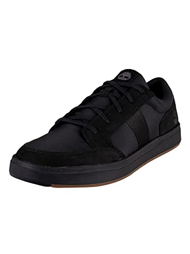 Herren Davis Square F/L Ox Basic Trainers Sneaker, Black Nubuck, 42 EU