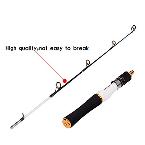 Carbon Fiber Fishing Rod Summer Outdoor Activities Travel Spinning Lure Rod Sea Saltwater Pole (White -B)