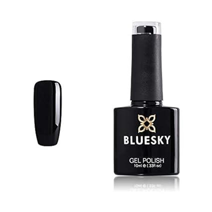Bluesky UV LED Gel auflösbarer Nagellack - black pool, 1er Pack (1 x 10 ml)