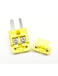 Mini conector termopar, conjuntos de cable conector, 5 pares macho y hembra