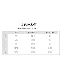 Rocky conjunto de ropa interior de 2 piezas con forro polar térmico para mujer