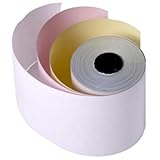 3-ply Cash Register Bond Pos Paper Rolls Width 3" (Inch) Length 65' (Feet) 50 Rolls