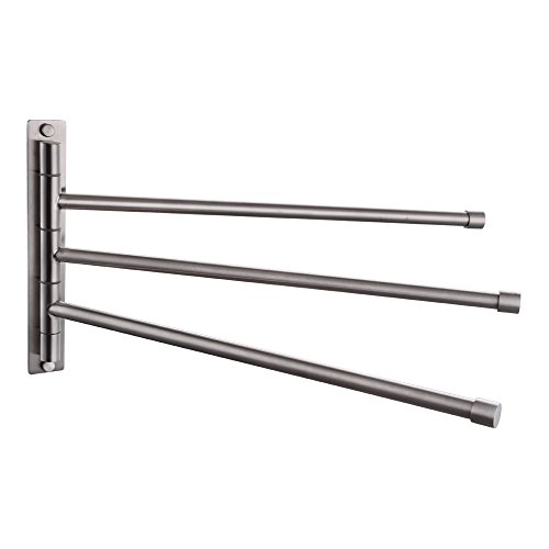 70%OFF Gatco 1459 3 Arm Wall Mount Towel Bar, Chrome ...