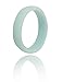 Women's Ladies Silicone Wedding Band Ring | Hypoallergenic | Waterproof | Medical Grade Silicone | Athletes, Laborers, Crossfit, Firefighters, Etc. | Durable For Women