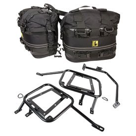 Tusk Pannier Racks with Wolfman Rocky Mountain Saddle Bags 2016 - Fits: BMW R1200GS 2014-2016