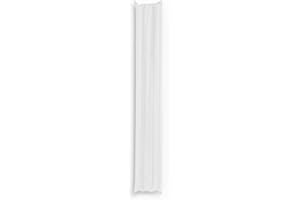 Veda Porta Rolinho em Couro Sintético – Isolamento Térmico, Acústico, Protege Contra Insetos e Luz – Branco 80cm - Comfort Door