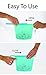 Reusable Silicone Food Bags Eco-Friendly and BPA Free Food Storage Containers Hermetic Air Tight Seal Suitable for Freezer, Dishwasher, and Microwave, 4 Pack with Free Silicone Heat Protection Pad