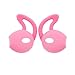 [Fit for Sport] Earpods Cover VOJO RABBIT [Pink & Clear] (2 Pairs), Anti-Slip Silicone Sleeve for iPhone 6 6s Plus 5 SE 5S 5C, Ear Hook Earbuds Headphone Earphone Grip, Sweat & Water Proof Cool Gadget