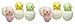 Iwako Baby Chick Erasers, 6 Piece