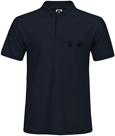 Men Performance Polo Shirt Breathable Short Sleeve Tee Hands Specail Style