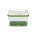 Rubbermaid FreshWorks Produce Saver Food Storage Container, Large, 17.3 Cup, Green