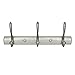 MODONA Large Triple Towel & Robe Hook – Satin Nickel