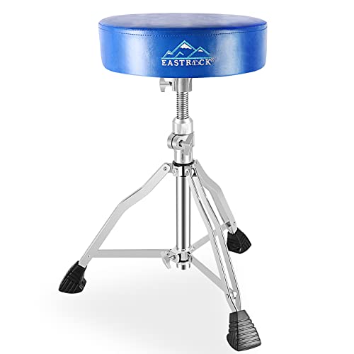 EASTROCK Drum Throne Drum Chair Drum Stool Seat Adjustable Height