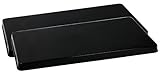 Reston Lloyd R-105-B Rectangular Stove Burner Covers, Set of 2, Black