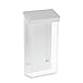 Source One Peel and Stick Outdoor Brochure Holder 4 Inches Wide Clear Acrylic Wall Mounting Literature Dispenser