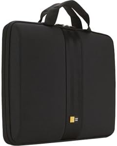 Case Logic QNS-113 Carrying Case (Sleeve) for 13.3" Notebook - Black - Ethylene Vinyl Acetate (EVA) - QNS-113BLACK