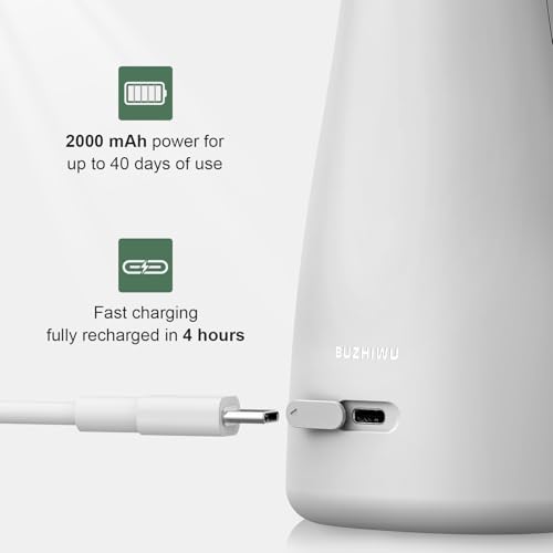 Water Flosser for Teeth Cordless, 300ML Portable Oral Irrigator with Screen Display, 3 Intensity Modes and 3 Flossing Tips, 60-Day Battery Life，IP68 Waterproof Dental Flosser for Home