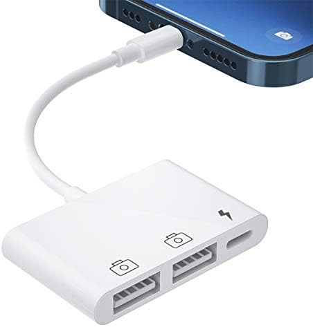 ライトニング Usb 変換 ケーブル Iphone Ipad Otg機能 Lighting Otg アプリ不要 デジタル一眼レフ Lightning Usbカメラアダプタ 写真 ビデオ転送 Ios9 3以降対応 ホワイト Uwecan