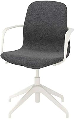 Langfjall Swivel Chair Gunnared Dark Grey White Buy Online At Best Price In Uae Amazon Ae