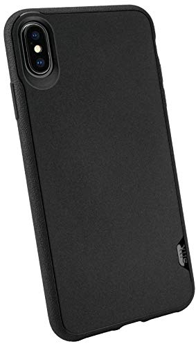 Smartish iPhone Xs Max Slim Case - Kung Fu Grip [Lightweight + Protective] Thin Cover for Apple iPhone 10S Max (Silk) - Black Tie Affair