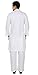 Maple Clothing Mens White Cotton Indian Kurta Pajama Ethnic India Wear