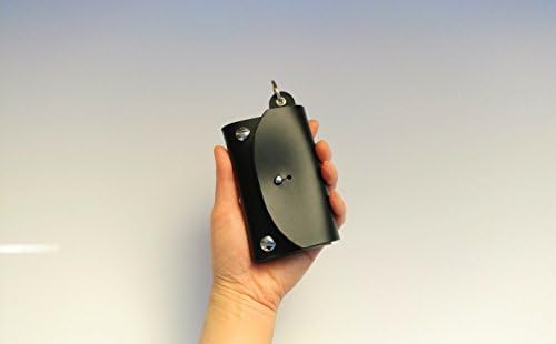 Unisex gift, leather card case, headset case, key and card case, black wallet, unique pouch, coins leather holder, eco friendly gift #1717
