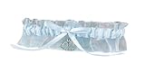 Hortense B. Hewitt Wedding Accessories Heart Charms Garter, Blue