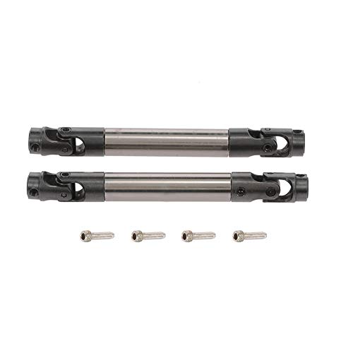 millet16zjh 2Pcs Metal Drive Shaft Axle AX50004 for Axial SCX10 1/10 RC Crawler Off-Road Car